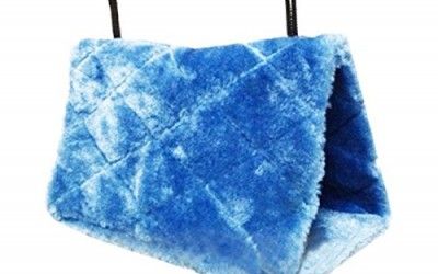PIXNOR aves Animal peluche acurrucarse hamaca colgante acurrucarse cueva choza feliz Hideaway – tamaño S (azul)