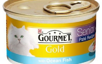 Gourmet Senior Gold Pate con Ocean Fish 85g , mascotas