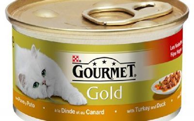Gourmet Oro Turquía y Pato en salsa 85g