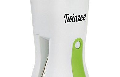 Espiralizador de verduras Twinzee – Cortador de verduras en espiral – Sin esfuerzo transforma verduras en pastas – Hace divertidas las verduras para los niños quisquillosos – Cepillo de limpieza incluido