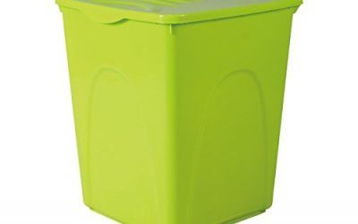 Contenedor de comida para perros o gatos Nobleza, de color verde, capacidad 28 litros