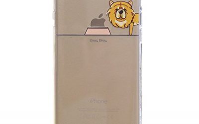 iPhone 6S Plus Funda, iPhone 6 Plus Carcasa, Hamyi Perro Lindo patrón Suave TPU Silicona Transparente Ultra Delgada y Ligéra Parachoques para Apple iPhone 6 Plus e iPhone 6S Plus 5.5 pulgadas (Chow Chow)