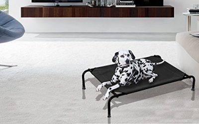 MWS2250 Cama para perros apta para interiores y exteriores (TALLA M – 105 x 76 x 20 cm) , mascotas