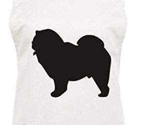 Cocodrilo Delantal de animales zoo Natural wildness perro Dog Chow Chow, tela, weiss, 72 cm x 86 cm