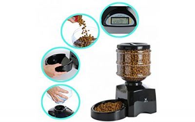 Camon Comedero Automático Para Mascotas – Dispensador De Comida Perros – Programable – Con Grabadora De Voz – «Big Self Food»