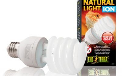 Bombilla Reptiles Natural Light ION 25W EXO TERRA Luz Terrario Elimina Olores