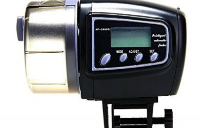 Tanque de peces de acuario comida Comedero temporizador Pantalla LCD automático Manual Auto Alimentación conveniente