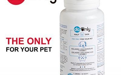 Suplemento natural para la piel de tu mascota, colageno para la piel y acido hialuronico para tu perro y gato, colageno piel para paliar la dermatitis en perros, Colágeno + Acido Hialurónico y vitaminas para perros DAONLY