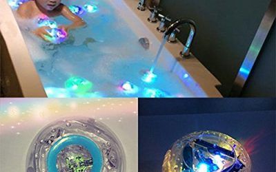 Fiesta infantil en la lámpara de juguete bañera baño luces luces de baño
