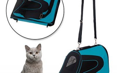 Transportin Perro Gato Mascotas Bolsa de Viaje Asas y Correa ajustable NUEVO
