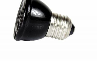Mini-emisor Lámpara Cerámica Infrarroja Criadora Reptil Bombilla Bajo Como Mascota Iluminación – 20w