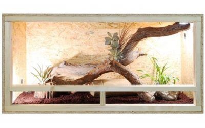 Repiterra® Terrario – Vivario de madera 120x60x60 cm – ventilación lateral – Espesor panel externo 12 mm , mascotas