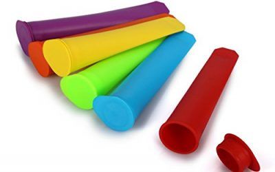 H Para Happy Home 6 unidades silicona Popsicle Mold – de calidad alimentaria, sin BPA – comida sana para tus hijos hielo Lolly para escuela trabajo aperitivos
