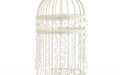 Estilo antiguo jaula jaula de pájaros, montaje en techo, para decoración