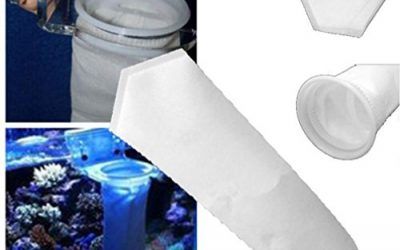 hunpta 200 micras filtro calcetín bolsa para cárter de arrecife de acuario tanque de peces marinos A