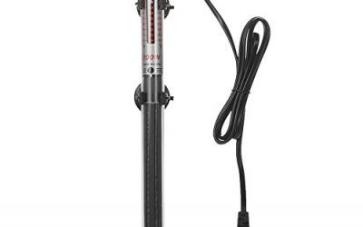 Anself – Calentador Cristal Sumergible De Antiexplosión Para Acuario, Termostato Ajuste De Temperatura (220-240V, 100W / 200W / 300W / 500W Opcional)
