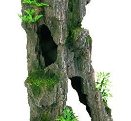 Trixie 8857 Acuario Decoración Rock Formation con Cuevas/plantas vertical 28 cm