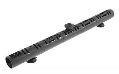 sourcingmap® Calentador acuario Protector Negro 47cm longitud , mascotas