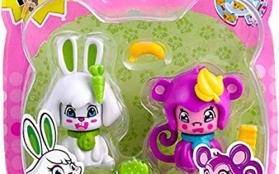 Pinypon – Pack 2 mascotas, conejo y mono. (Famosa) (700012732)