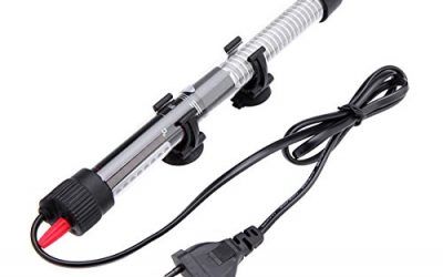 UEETEK Calentador de acuario sumergible 200W con termómetro y ventosa, se adapta a tanques de acuario /peces (enchufe de la UE)