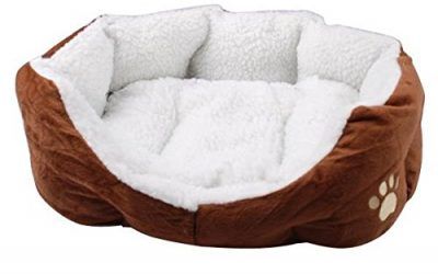 Yaheetech Cama para Gatos Perros Cesta de Mascota 45 cm x 35 cm x 15 cm Suave