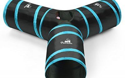 Túnel para Gatos, túneles extensibles plegables para gato Pawaboo