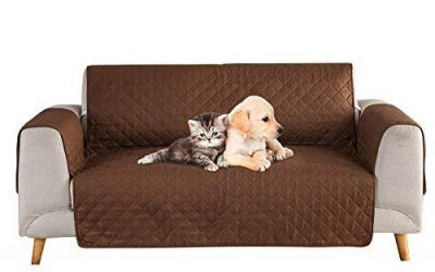 Petyoung Funda de sofá para Mascotas, Perros, Gatos, Fundas Protectoras de Muebles con Correa elástica, niños, Perros, Gatos, Asiento de sofá y sofá, Lavable a máquina