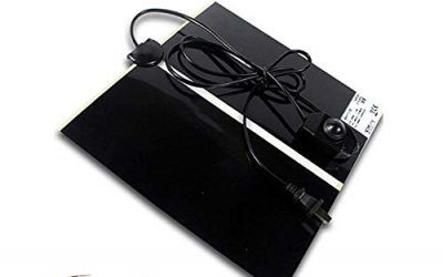 AUOKER Manta Termica Reptiles, 5W/7W/20W Ajustable Reptil Heat Mat con Control De Temperatura para Terrario Reptiles Tortuga, Tortuga, Serpientes, Lagartos, Geckos, Arañas -Reptil Almohadilla Térmica