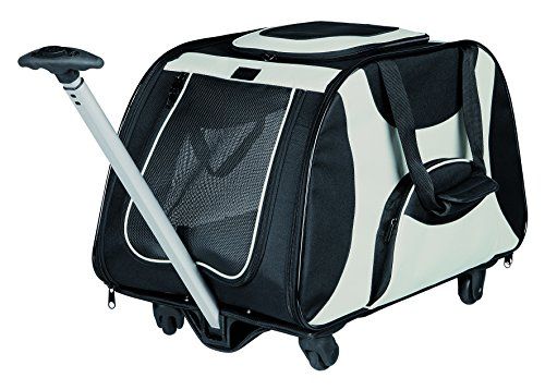 Trolley, Nylon, 34x43x67 cm, Negro/Gris