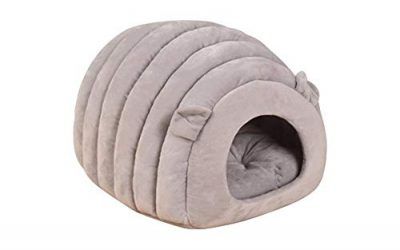 Cama de Perro Nido Mascota Gato Funcional casa de Perro caseta casa Cama Gato Lavable Algodón Nido Perro Cálido Nido