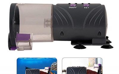 Pawaca Alimentador automático para Peces/Tortugas para Acuario, temporizado, automático, dispensador de Alimentos para Viajes de Negocios/Viajes y Negocios de Emergencia , mascotas
