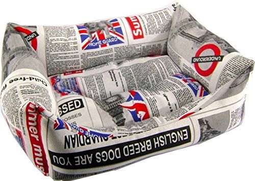 iOn Cama Cuna para Perro Y Gato 50×40 PERIODICOS