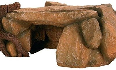 Trixie 8847 Meseta de roca con Tronco de árbol para decoración de Acuario, 25 cm