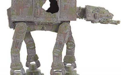 Pet Ting Star Wars AT-AT Fighter Adorno para Acuario y decoración de viario