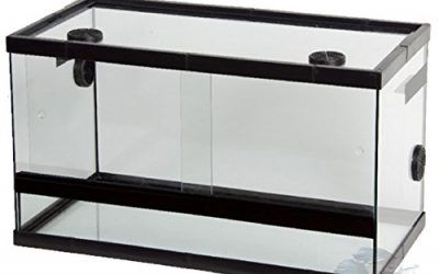 TERRARIO DE CRISTAL PARA REPTILES CON RESPIRADEROS PARA REPTILES INSECTOS , mascotas