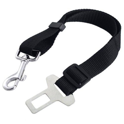 Coolcase Arnés de retención para perro para cinturón de seguridad (negro)