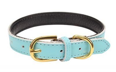 Mcdobexy Classic Soft Padded Leather Dog Collar for Cats Puppy Small Medium Larger Dogs