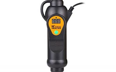 220V ~ 240V calentador sumergible ajustable tanque de pescado externo acuario 500w