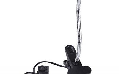 Calor lámpara portalámparas giratorio ajustable a 360 ° calefactor luz Titular soporte acuario abrazadera lámpara Stand Fixture para Rettili Tortugas Serpiente Lucertola (bombilla no incluida)