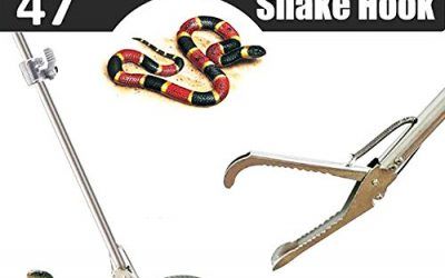 Yomyray Profesional Serpiente Catcher 120 Cm Pinza De Serpiente Plegable con Mango Antideslizante, Herramienta Profesional para Mover Serpientes y Reptiles(Incluye Snake Bag (120 cm)