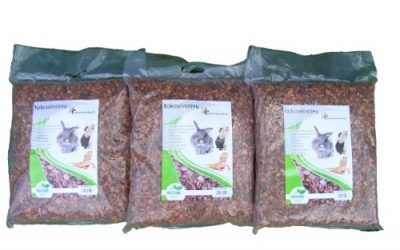 Litera de coco grosera de 75 litros (EUR 0,53 / litro), chips de coco, ropa de cama adecuada como jaula cobertura de tierra para conejos, degus y otros roedores, tortugas, serpientes y otros reptiles