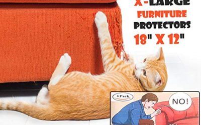 PetIsay XL Protectores antiarañazos para muebles (juego de 6), protege tus muebles de perro/gatos garras, almohadilla disuasoria para arañazos de gato, protector de sofá a prueba de gatos , mascotas