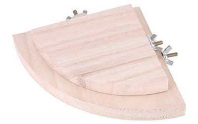Fdit 2pcs Plataforma de Pájaro de Madera Perchas Soporte de Plataforma Juguete para Mascotas Loro Jaulas