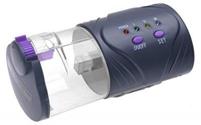 Expresstech @ Alimentador automático de peces Dispensador de Comida con Temporizador para Acuario pescado tanque Estanques