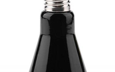 Bombilla de calefacción Multifuncional Cerámica sólida Infrarrojo Emisor de Calor Bombilla Dispersión del Calor Lámparas para Reptiles Anfibios 220-230V (100W Black)