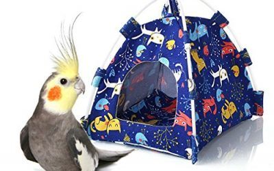 Keersi – Tienda de campaña Colgante para pájaros, para periquitos, periquitos, cacatúas, Canarios, pájaros, Perchas, pequeños y medianos