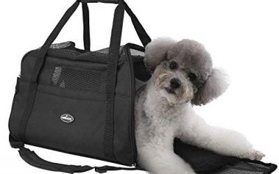 Nobleza – Bolso transportín de Viaje Plegable para Perros y Gatos. Tela Oxford, Talla L, (48 * 25 * 33) cm