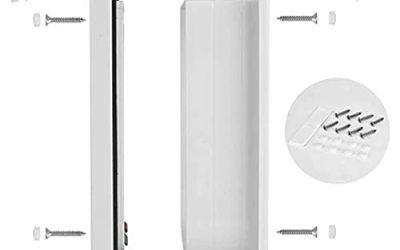 QiZheng Gateras para Puertas, Puertas para Gatos con Cierre Magnético de 4 Vías, para Gatos y Perros pequeños, S-19.7192cm