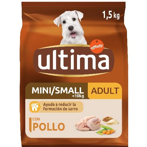 Ultima Pienso para Perros Mini con Pollo – Pack de 4 x 1.5 kg, Total: 6 kg