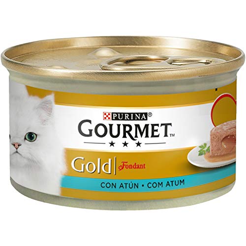 Purina Gourmet Gold Fondant comida para gatos con Atun 24 x 85 g